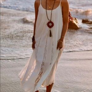 NWT Three Bird Nest Lone Wolf Maxi Dress, Size:M, Ivory